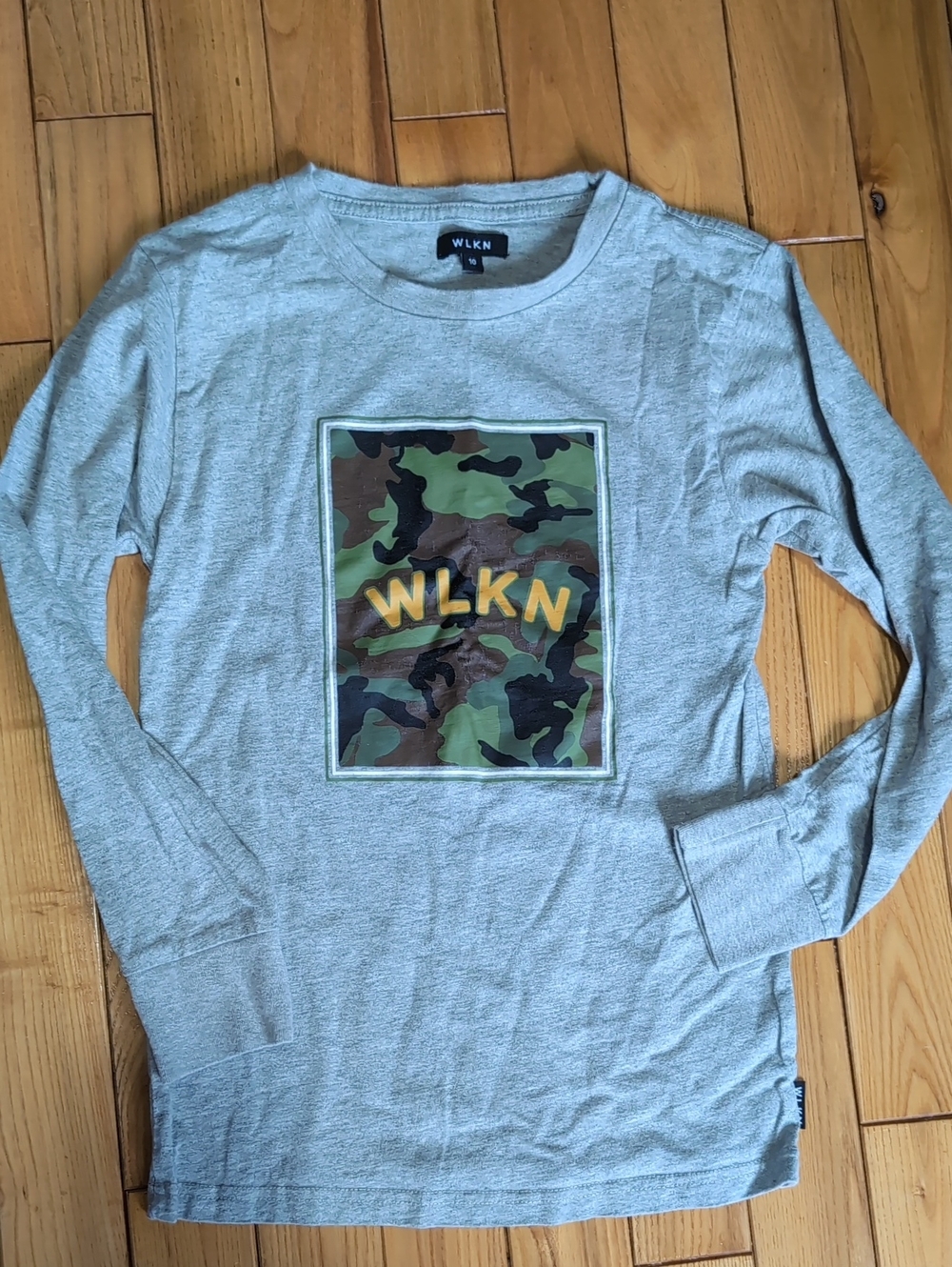 WLKN Gray Long-Sleeve Tee Boy